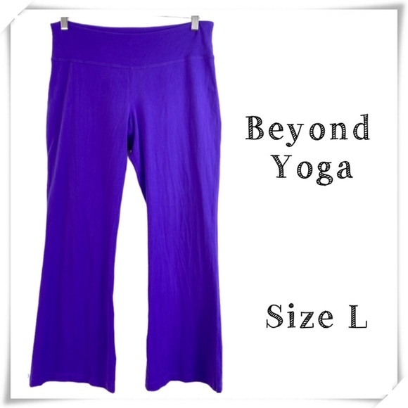 Beyond Yoga Original Capri Yoga Pants in Amethyst Purple - Picture 1 of 7
